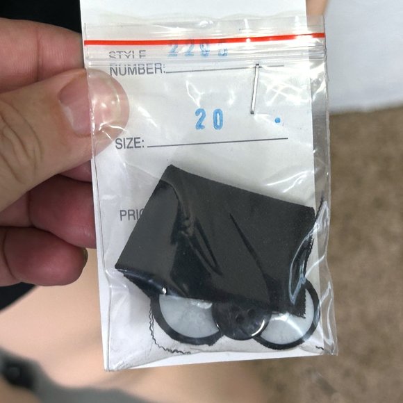 Vintage Beu Marc Womens 20 Black Single Breasted Blazer Suit Jacket Shoulder Pad - Picture 11 of 14